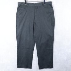 画像1: POLO Ralph Lauren コットン×ポリエステルパンツ GRAY W38 (1)