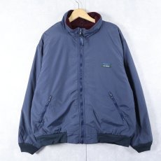 画像1: 80〜90's L.L.Bean "Warm-up Jacket" フリースライナー シェルドジャケット NAVY REGULAR (1)