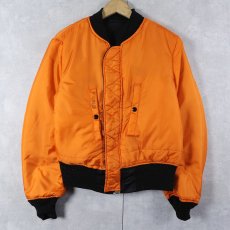 画像2: 民間品 90's ALPHA INDUSTRIES, INC USA製 MA-1 フライトジャケット SMALL (2)