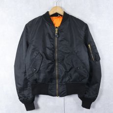画像1: 民間品 90's ALPHA INDUSTRIES, INC USA製 MA-1 フライトジャケット SMALL (1)