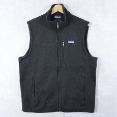 画像1: 2017AW patagonia ベターセーターベスト BLACK L (1)