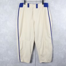 画像1: 50〜60's FELCO サイドライン ウールベースボールパンツ W31 (1)