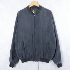画像1: 80〜90's Alan Stuart USA製 レーヨンジップジャケット L (1)