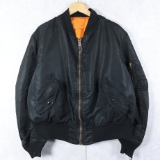 画像1: 民間品 90's ALPHA INDUSTRIES, INC USA製 MA-1 フライトジャケット LARGE (1)