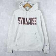 画像1: Champion REVERSE WEAVE "SYRACUSE" プリントスウェットフーディ XL (1)