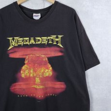 画像1: MEGADETH "Greatest Hits: Back to the Start" ヘヴィメタルバンドプリントTシャツ 2XL (1)