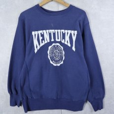 画像1: 90's Champion REVERSE WEAVE USA製 "KENTUCKY" プリントスウェット L (1)