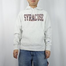 画像2: Champion REVERSE WEAVE "SYRACUSE" プリントスウェットフーディ XL (2)