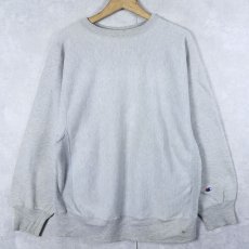 画像1: 80's Champion REVERSE WEAVE トリコタグ USA製 目無し スウェット XL (1)