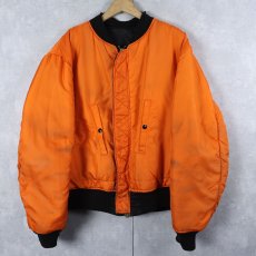画像2: 民間品 90's ALPHA INDUSTRIES, INC USA製 MA-1 フライトジャケット XXL (2)