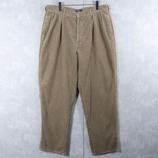 画像1: 90's POLO Ralph Lauren USA製 "POLO CORDS" 2タック コーデュロイパンツ W34 (1)