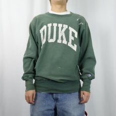 画像2: 90's Champion REVERSE WEAVE USA製 "DUKE" プリントスウェット L (2)
