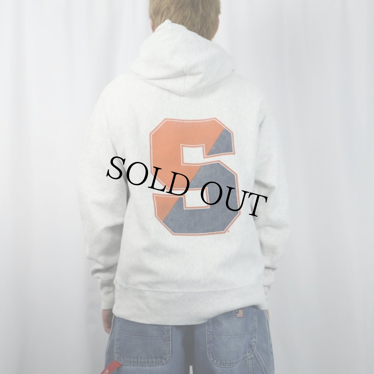 画像3: Champion REVERSE WEAVE "SYRACUSE" プリントスウェットフーディ XL (3)
