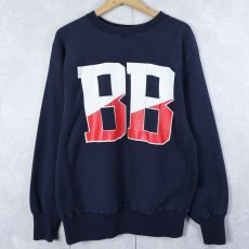 画像2: 90's Champion REVERSE WEAVE USA製 "BLIND BROOK" プリントスウェット NAVY L (2)