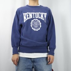 画像2: 90's Champion REVERSE WEAVE USA製 "KENTUCKY" プリントスウェット L (2)
