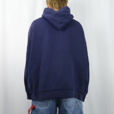画像3: POLO Ralph Lauren ロゴ刺繍 スウェットジップパーカー NAVY 3XB (3)