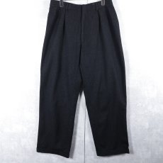 画像1: POLO Ralph Lauren 2タックウールスラックス W33 (1)