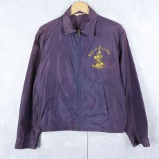 画像1: 60's Champion "Sigma Tau Nu" ナイロンジャケット S (1)