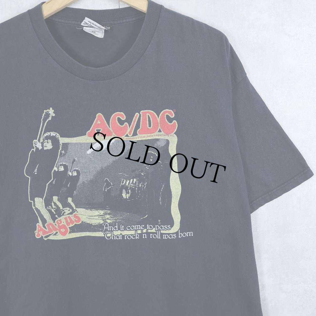 画像1: 2000's AC/DC "And it came to pass..." ロックバンドTシャツ BLACK XL (1)