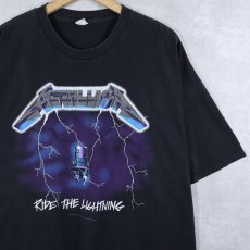 画像1: 2000's METALLICA "RIDE THE LIGHTING" ロックバンドアルバムTシャツ BLACK 2XL (1)