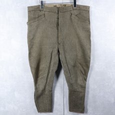 画像1: 50〜60's コットンピケ ジョッパーズパンツ W40 (1)