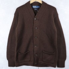 画像1: POLO Ralph Lauren ウールニットカーディガン L (1)