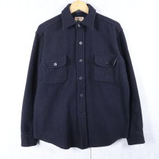 画像1: 60〜70's VAN HEUSEN "Windbreaker" CPOシャツ NAVY (1)