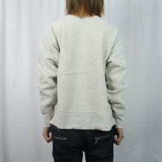 画像3: 70's Champion REVERSE WEAVE 赤単色タグ USA製 "OKLAHOMA TRACK" 染み込みプリントスウェット L (3)