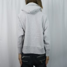 画像3: 80's Champion REVERSE WEAVE トリコタグ USA製 "NAVY" プリントスウェットフーディー M (3)