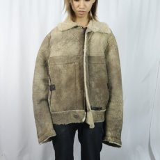 画像2: DIESEL ムートンジャケット XXL (2)