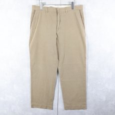 画像1: POLO Ralph Lauren コットンチノトラウザーズ W35 (1)