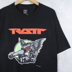 画像1: 90's RATT "SUMMER TOUR 1998" ハードロックバンド ツアーTシャツ BLACK XL (1)