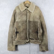 画像1: DIESEL ムートンジャケット XXL (1)