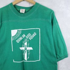 画像1: 70〜80's USA製 "QUINLAN GOD SQUAD" プリントTシャツ XL (1)