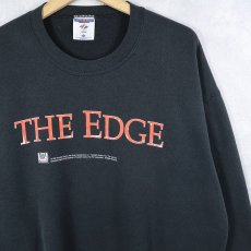 画像1: 90's The Edge USA製 アクション映画プリントスウェット BLACK XL (1)