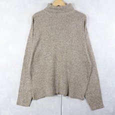 画像1: 90's Ralph Lauren RRL タートルネック コットンニットセーター XXL (1)