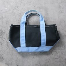 画像1: 90's L.L.Bean USA製 "BOAT AND TOTE" キャンバストートバッグ BLACK MINI (1)