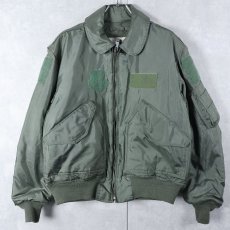 画像1: 80's U.S.AIR FORCE CWU-45/P フライトジャケット MEDIUM (1)