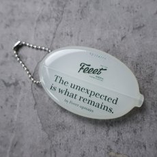 画像1: Feeet Anniversary Original Coin Case 【Feeet_Upstairs / CLEAR × DARK GREEN】 (1)