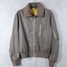 画像1: 民間品 ドイツ軍 フライトレザージャケット SIZE52 (1)