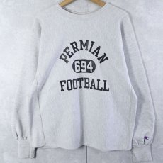 画像1: 90's Champion REVERSE WEAVE USA製 カットオフ プリントスウェット (1)