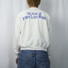画像4: 80's USA製 "THE MUSIC OF ANDREW LLOYD WEBBER" ミュージカルアルバム プリントラグランスウェット XL (4)