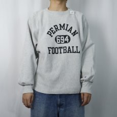 画像2: 90's Champion REVERSE WEAVE USA製 カットオフ プリントスウェット (2)