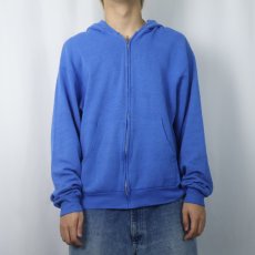 画像2: 90's FRUIT OF THE LOOM USA製 スウェットジップパーカー L (2)