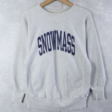 画像1: Champion REVERSE WEAVE "SNOWMASS" プリントスウェット M (1)
