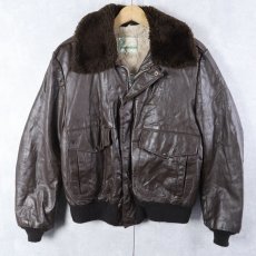 画像1: 70〜80's gino leathers "G-1 TYPE" レザージャケット SIZE42 (1)