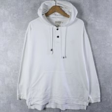 画像1: 80〜90's BANANA REPUBLIC ヘンリーネック スウェットフーディー S (1)