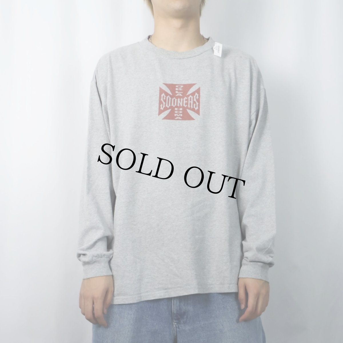 画像3: Oklahoma Sooners フットボールチーム プリントロンT XL (3)