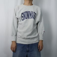 画像2: Champion REVERSE WEAVE "SNOWMASS" プリントスウェット M (2)