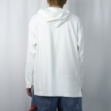 画像3: 80〜90's BANANA REPUBLIC ヘンリーネック スウェットフーディー S (3)